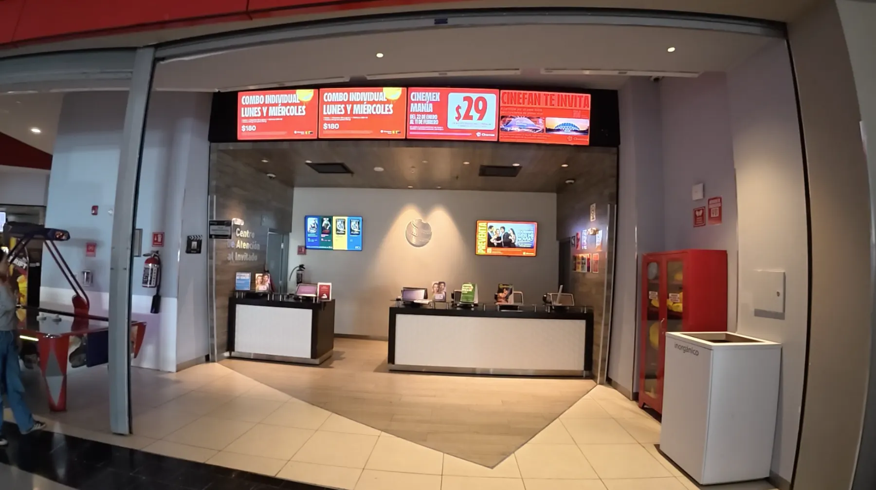 Taquilla de Cinemex en SunMall Hermosillo
